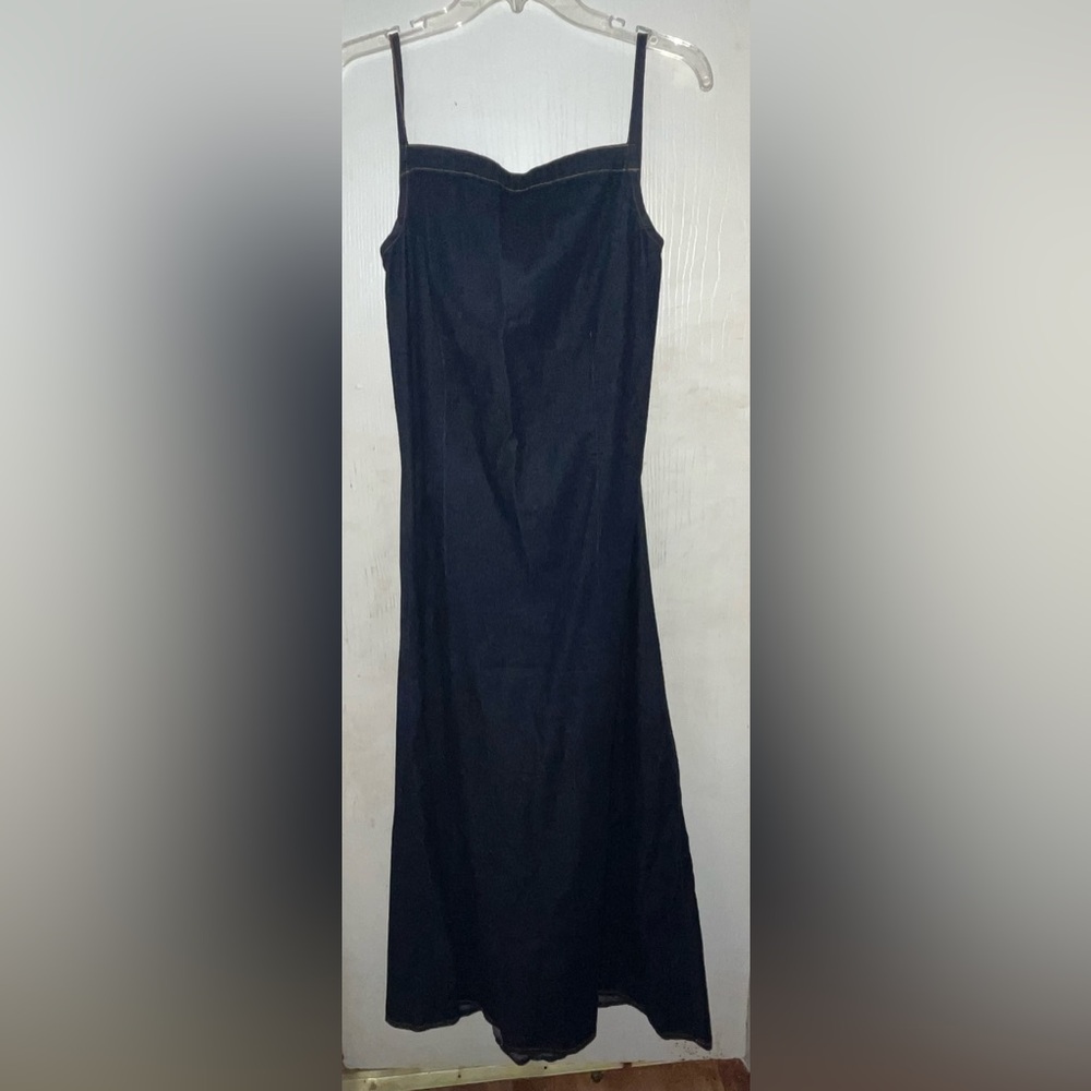 Moda International Black Asymmetrical Slip Dress
